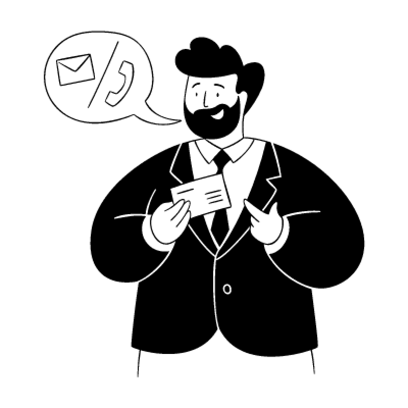 Contact illustration